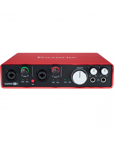 FOCUSRITE SCARLETT 6i6 (2ND GEN), 6IN/6OUT USB2.0 AUDIO INTERFACE